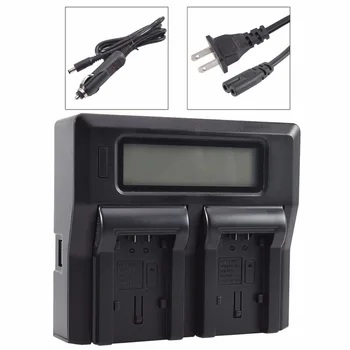 

DSTE LCD Dual Battery Charger with USB Port for Panasonic VBK180 VBK360 VBY100 VBT190 VBT380 VBL090