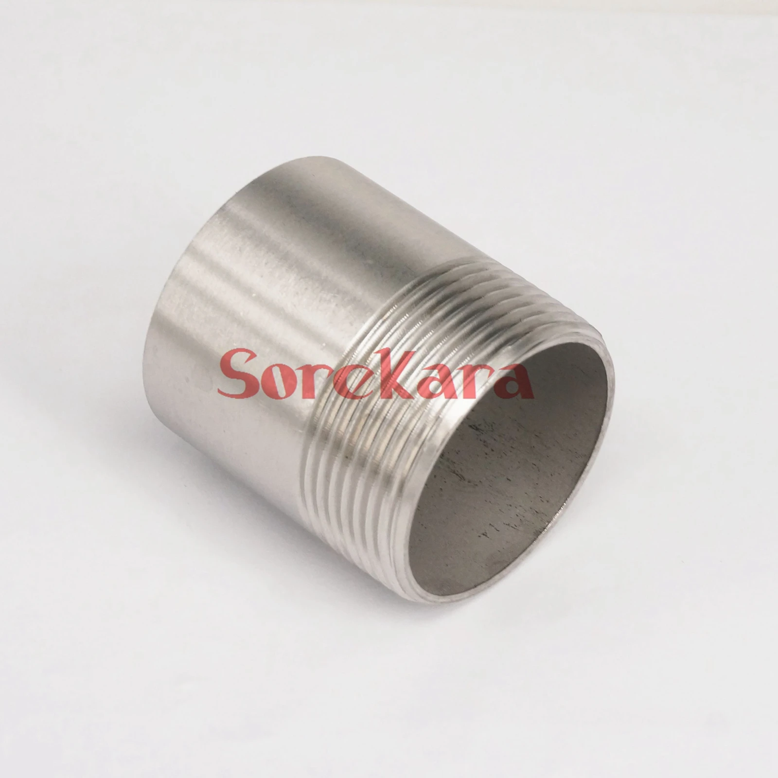 

LOT2 1-1/2 "BSP Женская длина резьбы 50 мм 304 фитинги из нержавеющей стали Сварка Ниппель Соединительный соединитель BSP,