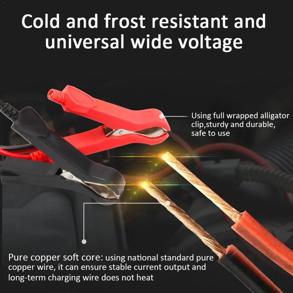 Maozua 12 V 6A интеллектуальное автомобильное зарядное устройство для мотоцикла для Авто Мото свинцово-кислотная умная зарядка 6A AMP цифровой ЖК-д... Maozua 12 V 6A интеллектуальное автомобильное зарядное устройство для мотоцикла для Авто Мото свинцово-кислотная умная зарядка 6A AMP цифровой ЖК-д...