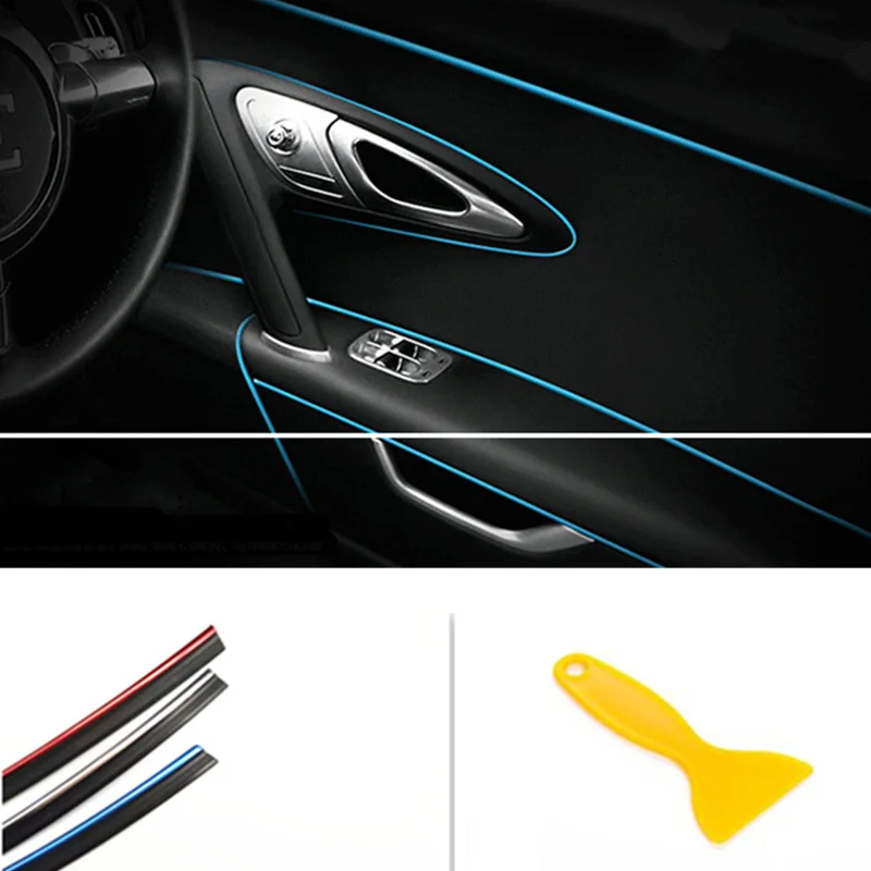 

5M Interior Sticker Decoration Strip Car Styling For Ford Focus 2 Chevrolet Cruze Aveo Captiva Lacetti TRAX Sail Accessories