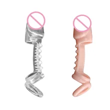 Penis Sleeve Sex Toys for Men Penis Ring Male Chastity Device Cock Rings Penis Extensions Cockring produtos eroticos para casal