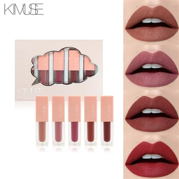 

Long Lasting Waterproof Matte Lip Lipstick Beauty Matte Lip Glaze Set Lip Gloss Lasting Non Cup Red Makeup Y717