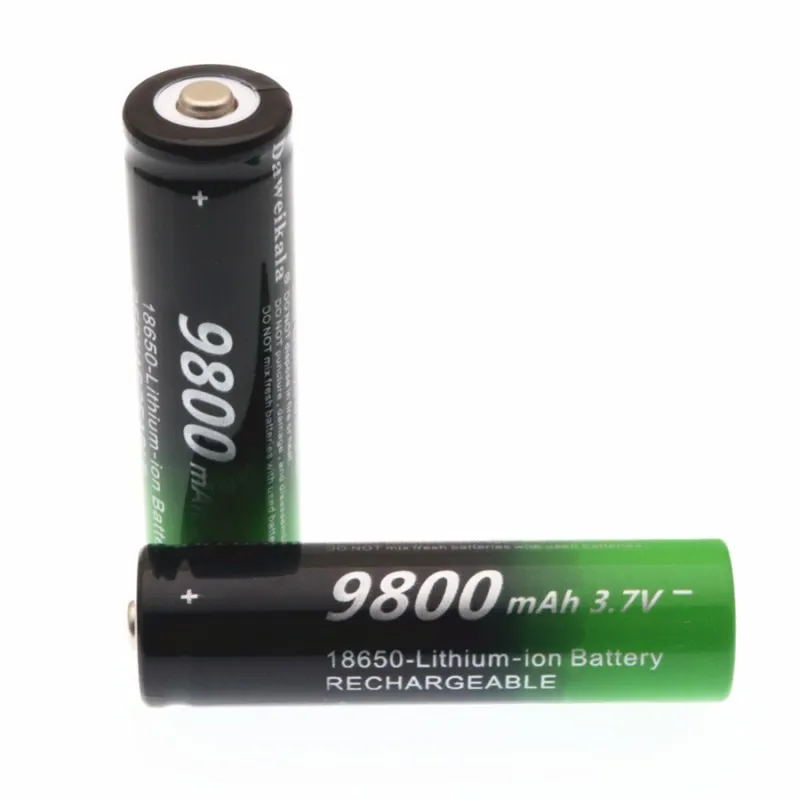 Новинка 18650 3,7 V 9800 mAh литий-ионная аккумуляторная батарея литий-ионные батареи для фонарика фары электронная игрушка, Прямая поставка