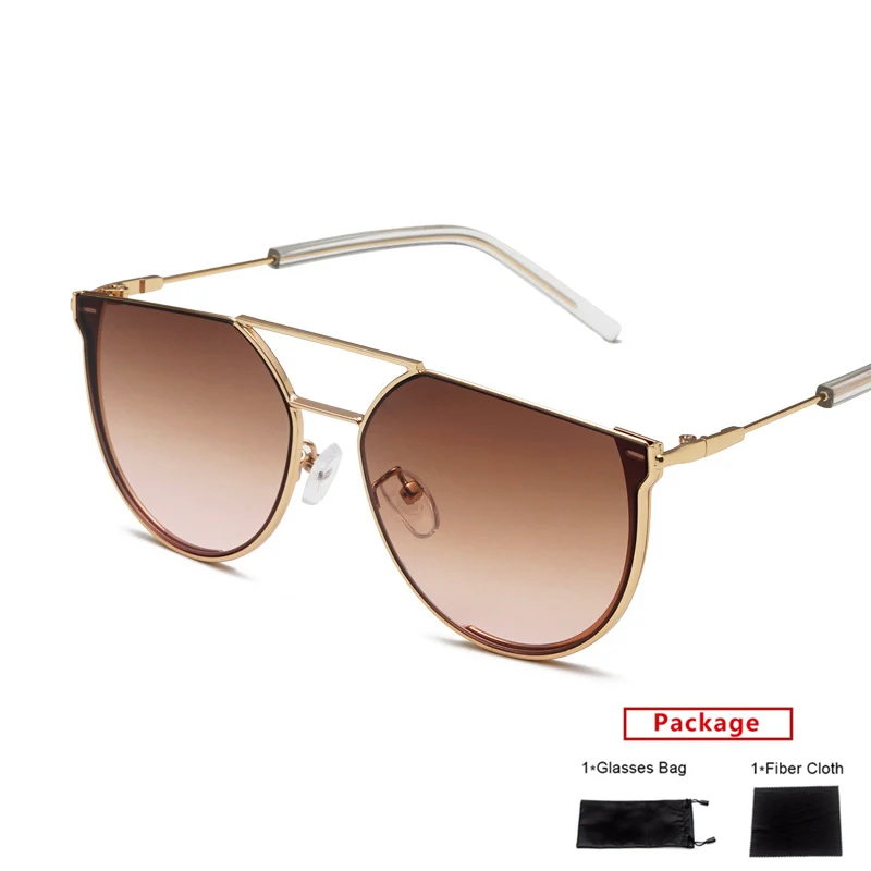

mimiyou Alloy Cat Eye Sunglasses Women High-Grade Wrap Sun Glasses Men Fashion Brand Desgin UV400 Eyeglasses Lady Shades oculos