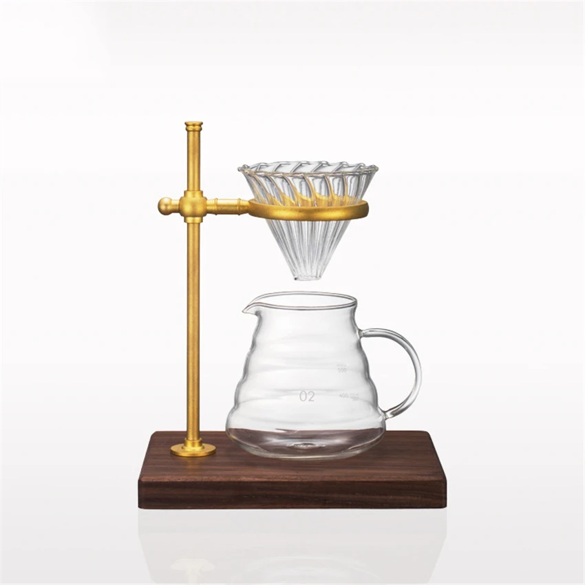 

Wood Base Hand Coffee Filter Holder Adjustable Cup Holder Hand Coffee Filter Dripper Pot Rack Holder Stand Coffee Accessory