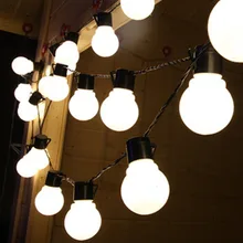 2,5 м светодиодный светильник-гирлянда, наружный декоративный Сказочный светильник ing для рождественской вечеринки, ночной садовый светильник, водонепроницаемый 220 В