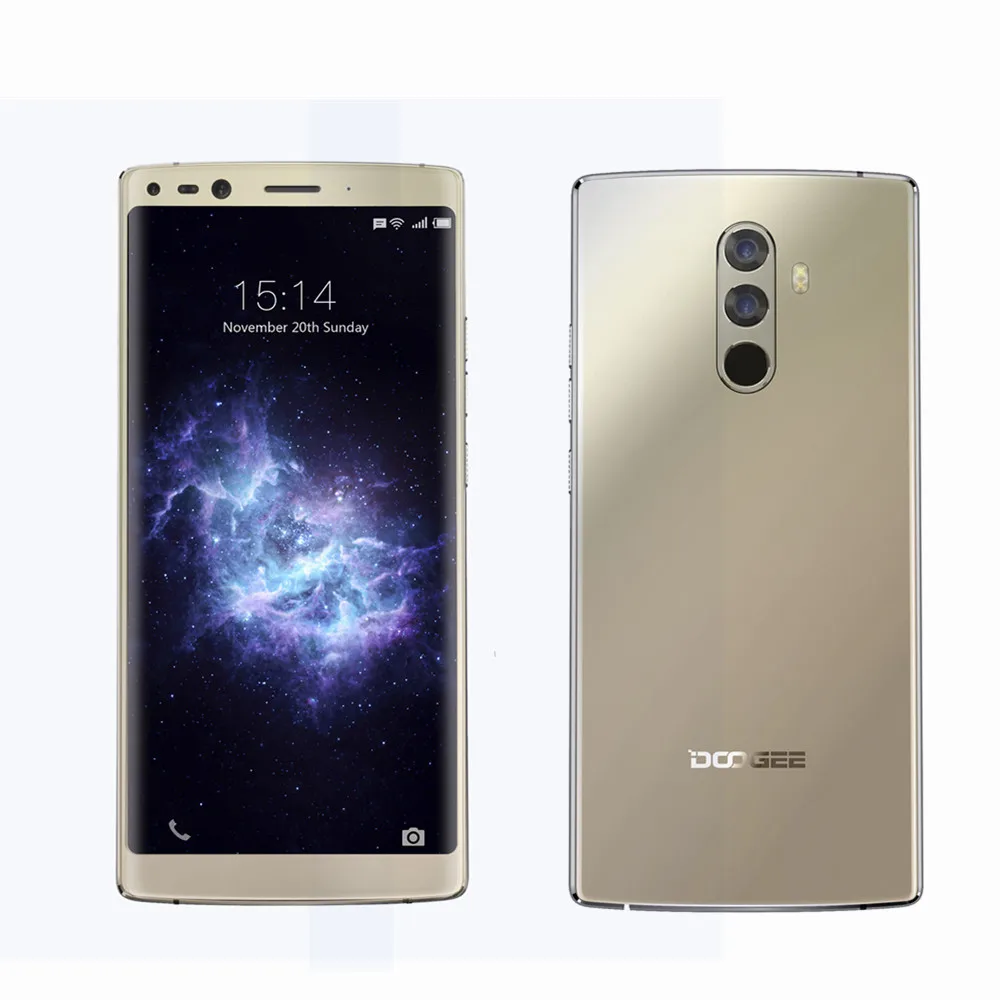 Оригинал DOOGEE Mix 2 4 г Мобильные телефоны android 7.1 6 ГБ + 128 ГБ восьмиядерный смартфон 4 камеры 5.99 дюймов 2160*1080 FHD + сотовый телефон