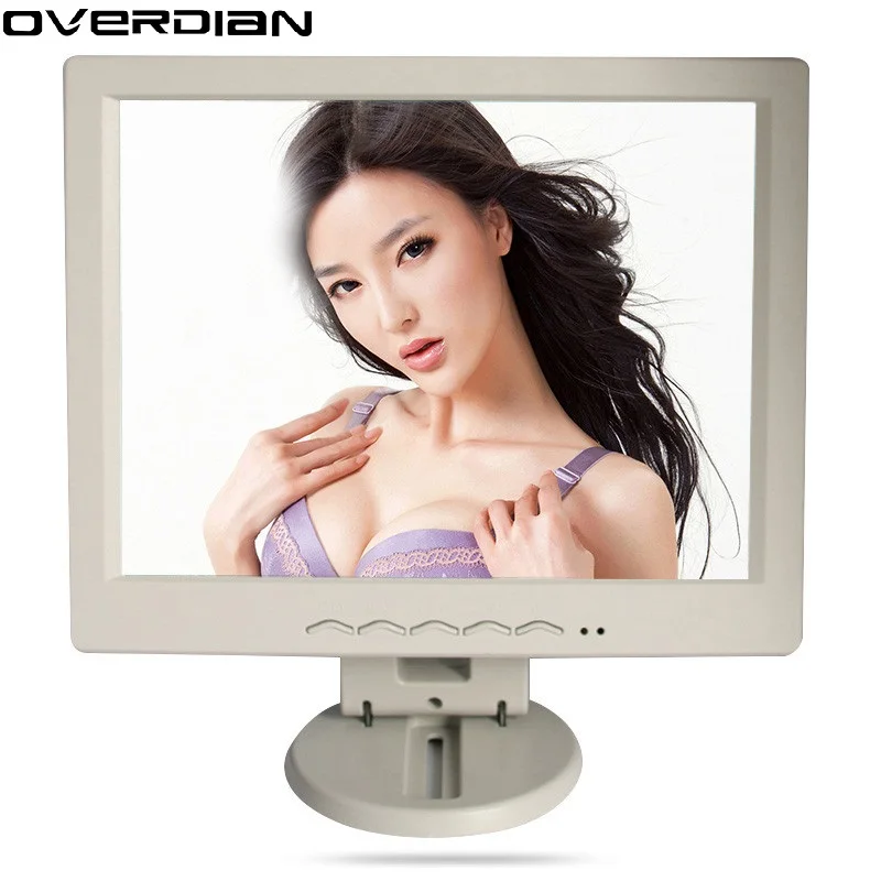 

12/12.1" VGA/HDMI Connector Plastic Monitor Song Machine Cash Register Square Screen None Touch Black/White Lcd Monitor/Display