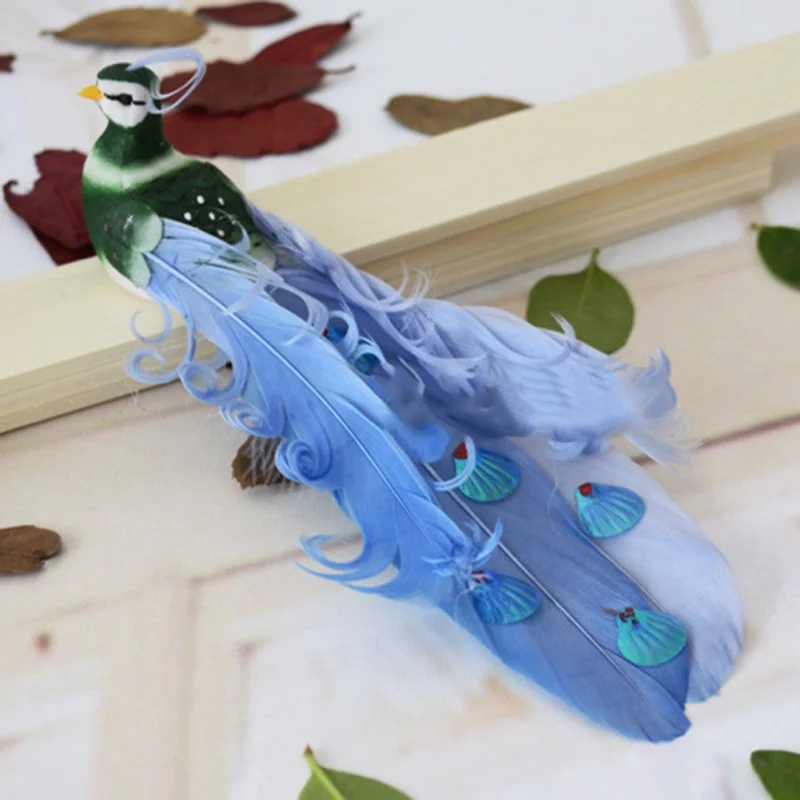 12 шт. садовые декоративные Peahen искусственный корабль птица павлин маленькая птица пена птица сад домашний Декор Съемный украшения