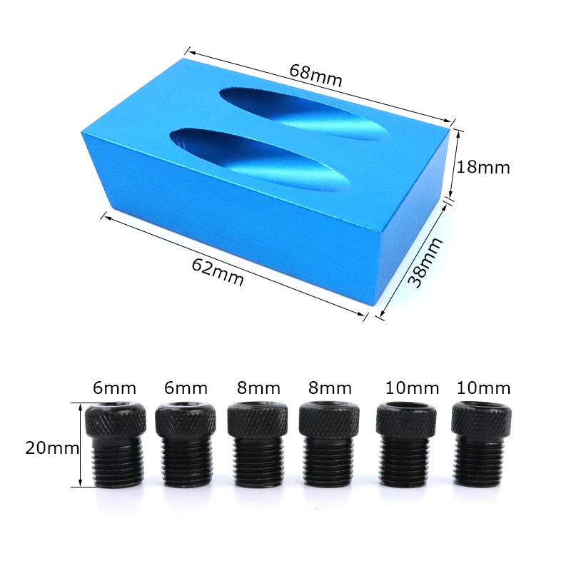 Pocket Hole Jig Kit 6/8/10mm Drill Guide Wood Drill Bit Angle Drilling Hole Puncher Locator For Household DIY Woodworking Tools Pocket Hole Jig Kit 6/8/10mm Drill Guide Wood Drill Bit Angle Drilling Hole Puncher Locator For Household DIY Woodworking Tools