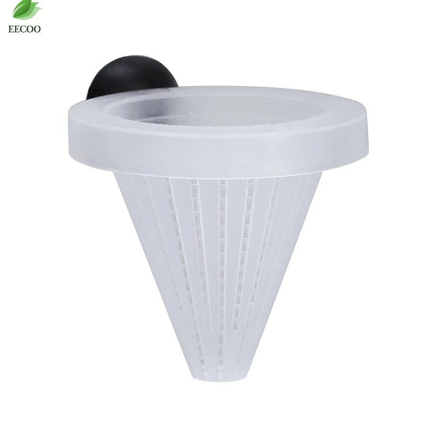 

New Arrival Aquarium Basket Feeder with Sucker Fish Food Live Worm Bloodworm Angel Cone Feed Tool