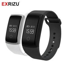 EXRIZU A09 Smart Band Smartband Blood Pressure Monitor & Heart Rate Meter Pedometer Wristband Fitness Bracelet for Android iOS