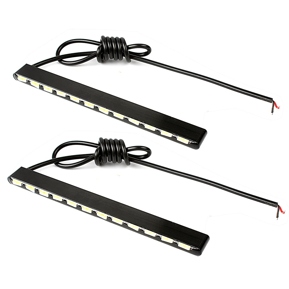 Car Styling Daytime Running Lights Light Source SMD Car DRL 7030 Daylight Led Strip 2pcs 12 LEDs Car Styling Daytime Running Lights Light Source SMD Car DRL 7030 Daylight Led Strip 2pcs 12 LEDs