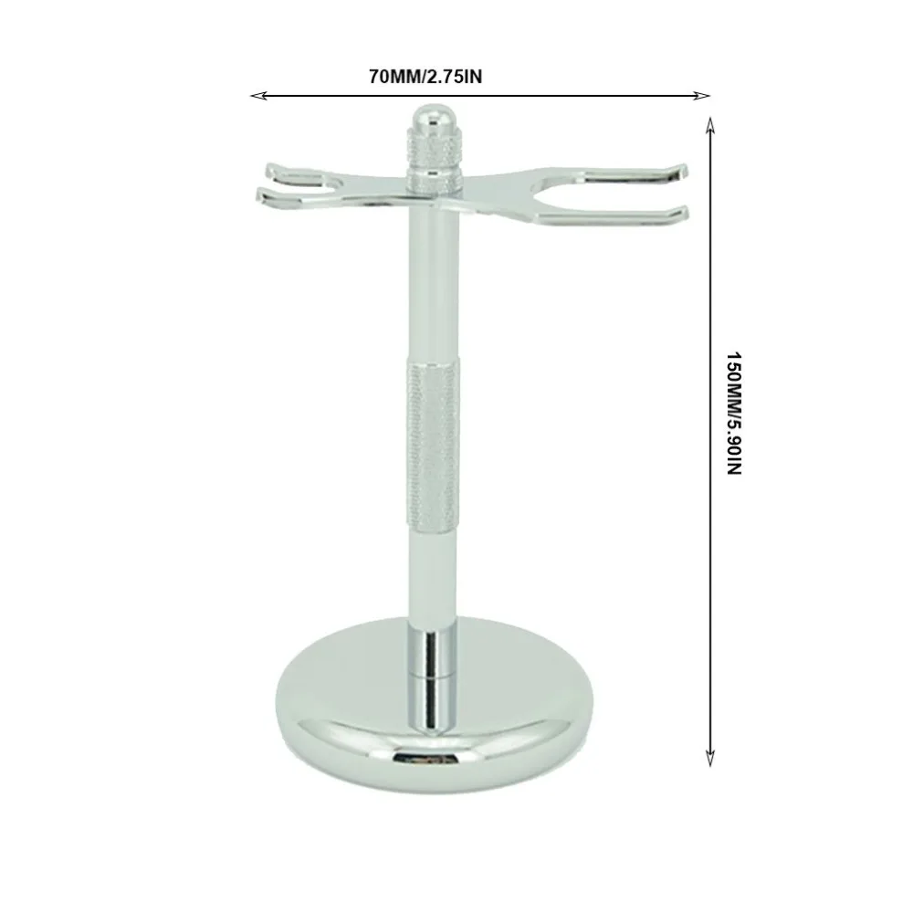 Ручная бритва полка щетка для бритья держатель подвесная рама бритвы без Мужской Бороды Щетка Металлическая двойная головка