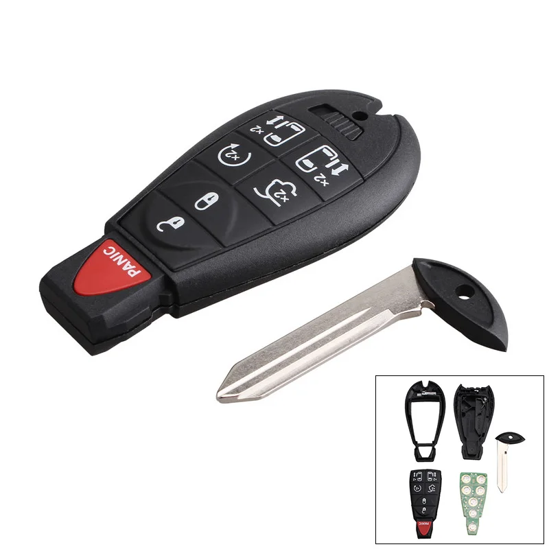 433Mhz 7 Buttons Car Key Fob Alarm Remote Replacement M3N5WY783X IYZ