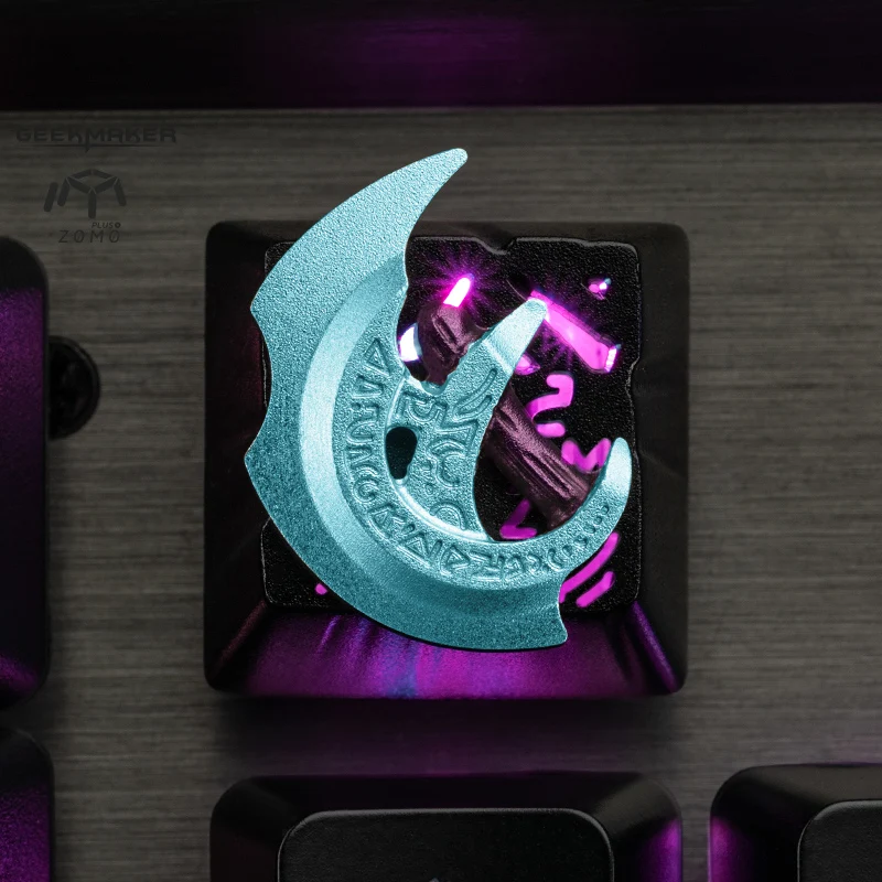 Zomo dota2 hero Yurnero Juggernaut JUGG бабочка Манта Рапира Artisan Keycap CNC Анодированный Алюминиевый совместимый Cherry MX Переключатель