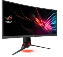 ASUS ROG Strix XG35VQ 35 Curved UWQHD 1440p 100Hz DP HDMI Eye Care FreeSync/Adaptive Sync Gaming Monitor ASUS ROG Strix XG35VQ 35 Curved UWQHD 1440p 100Hz DP HDMI Eye Care FreeSync/Adaptive Sync Gaming Monitor