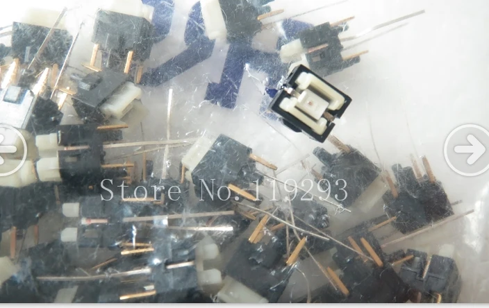 

[BELLA]Authentic Japanese HRS square light touch switch button switch reset switch LED orange lights--200pcs/lot
