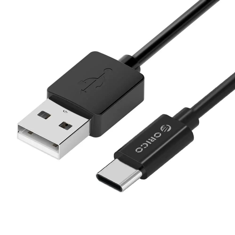 ORICO 2A кабель для быстрой зарядки USB кабель для быстрой зарядки для iPhone x 7 6 8 plus Кабель для передачи данных для iPhone 5 5C 5S 5SE iPad usb - Цвет: Type c cable black