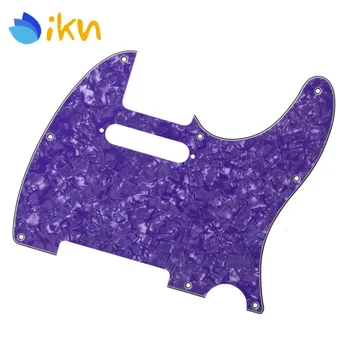 

New 8 Holes Guitar Pickguard Scratch Plate 4Ply Purple Pearl for American/Mexican Standard FD Tele Style Guitar