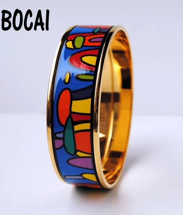 Cloisonne enamel bracelets hand painted enamel jewelry trend of European and American style