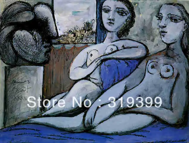 

Картина маслом на льняном холсте, nudes and-обхват груди-1933 от ценипикассо, качество музея, Бесплатная быстрая доставка, ручная работа