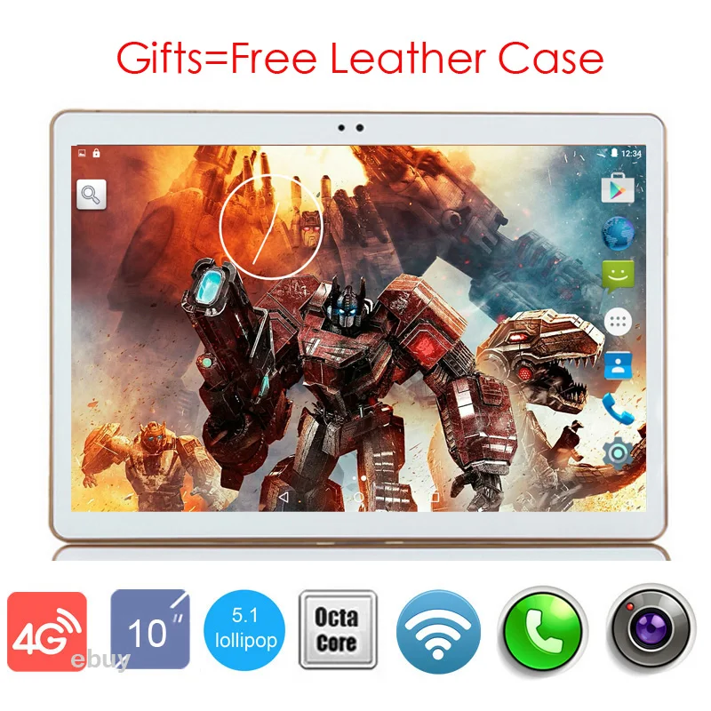 Prix pour Livraison Gratuite 2017 Date Octa Core 10 pouce Tablet PC 3G 4G Lte 4 GB RAM 64 GB ROM Android 5.1 GPS Tablet PC 10 "+ En Cuir Gratuit cas Prix pour Livraison Gratuite 2017 Date Octa Core 10 pouce Tablet PC 3G 4G Lte 4 GB RAM 64 GB ROM Android 5.1 GPS Tablet PC 10 "+ En Cuir Gratuit cas