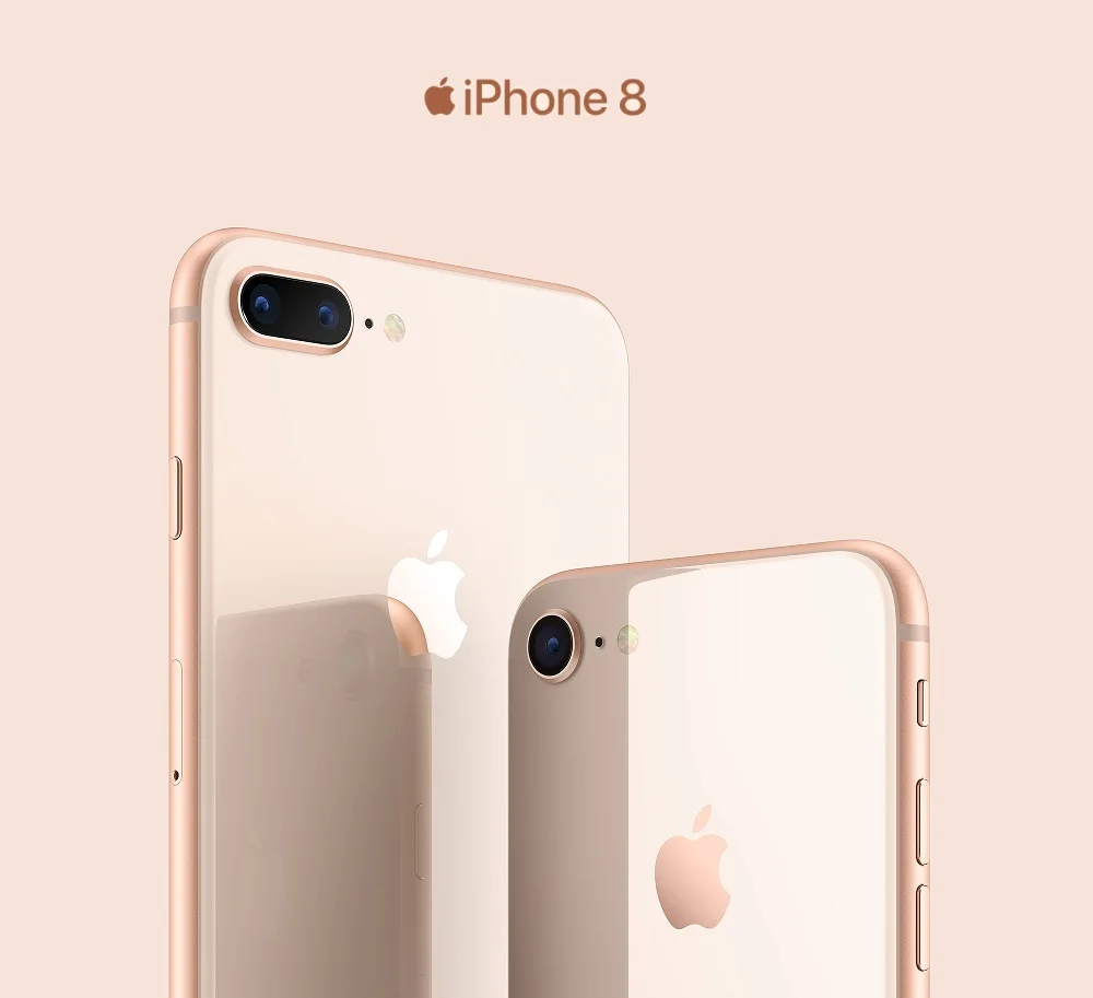 Разблокированный Apple iPhone 8/8 Plus TouchID 4G LTE iOS 12MP камера 4,7/5," retina HD дисплей беспроводной Смартфон