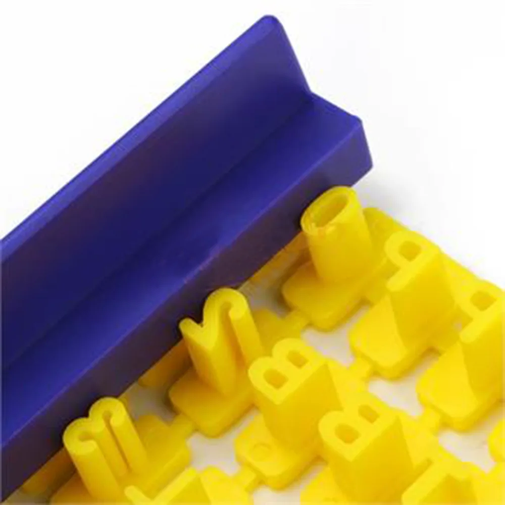 Dropship New Plastic Cake Mould DIY Alphabet Letter Impress Biscuit Cookie Cutter Press Stamp Embosser Fondant Mold TSLM1