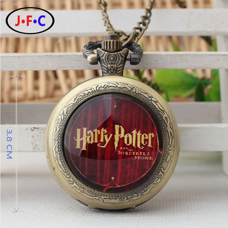 Новые кварцевые карманные часы Harry Potter Time gem мужские и женские студенческие