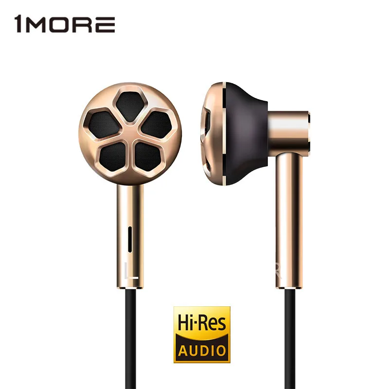 Наушники 1more купить. Xiaomi 1more stylish Dual-Dynamic in-Ear Headphones Gold. 1more наушники. Dual Driver наушники.