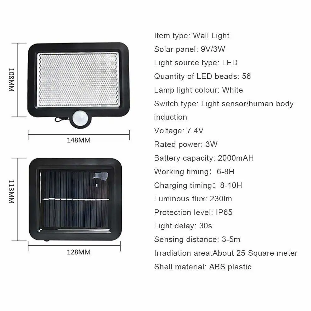 Leds ao ar Decoração do Jardim Sensor de Iluminação Dcoo Lâmpada Solar Livre Gramado Lâmpadas Luzes Parede Detecção Movimento 56 5 de iluminação luzes parede detecção movimento solar lâmpada solar