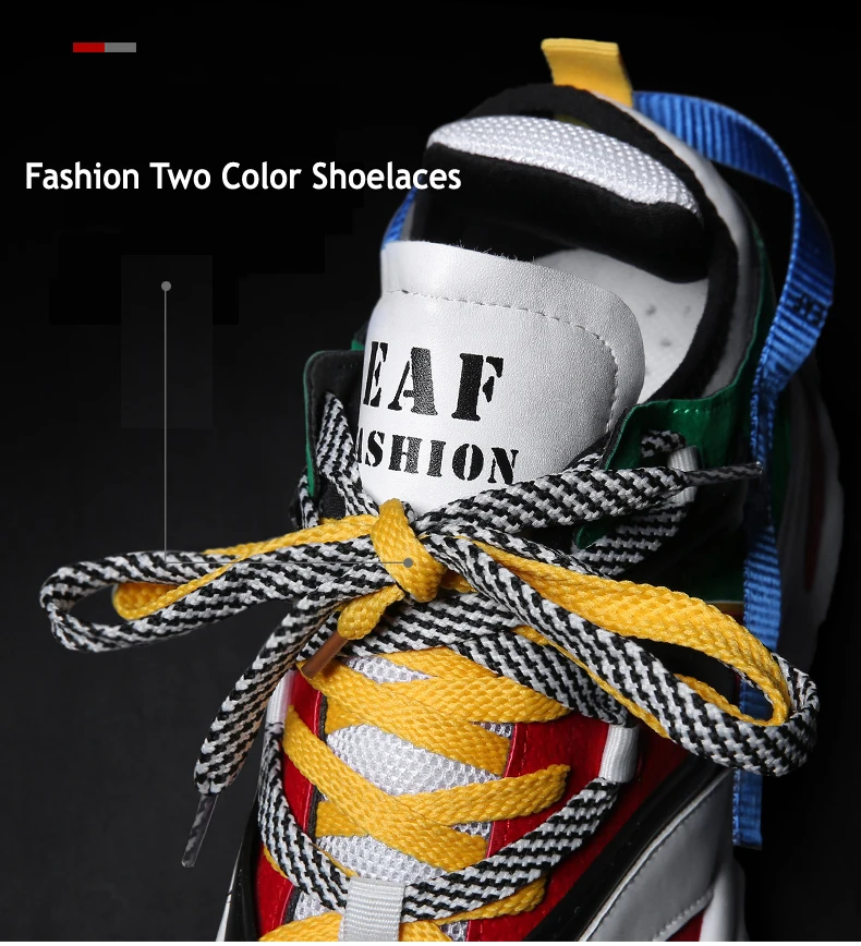 Men's Casual Shoes Trainers Sneakers Dad Shoes Men Winter Classic High Platform Chunky Sneaker Black And White Sneakers Men Shoe (7)