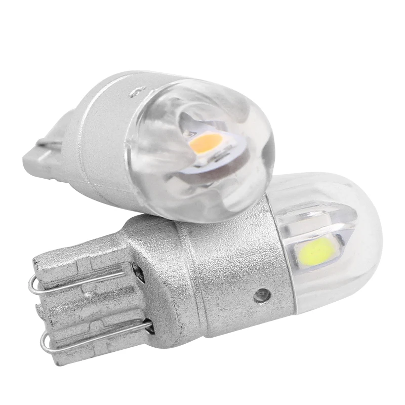 2 шт. T10 светодиодный лампы белого цвета 168 501 W5W светильник Клин 3030 2SMD Подсветка