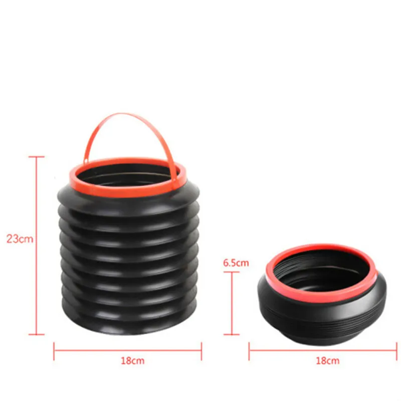 Модное 4л автомобильное складное ведро многофункциональное рыболовное ведро высокое качество контейнер ящик для хранения подвесной WF6141621