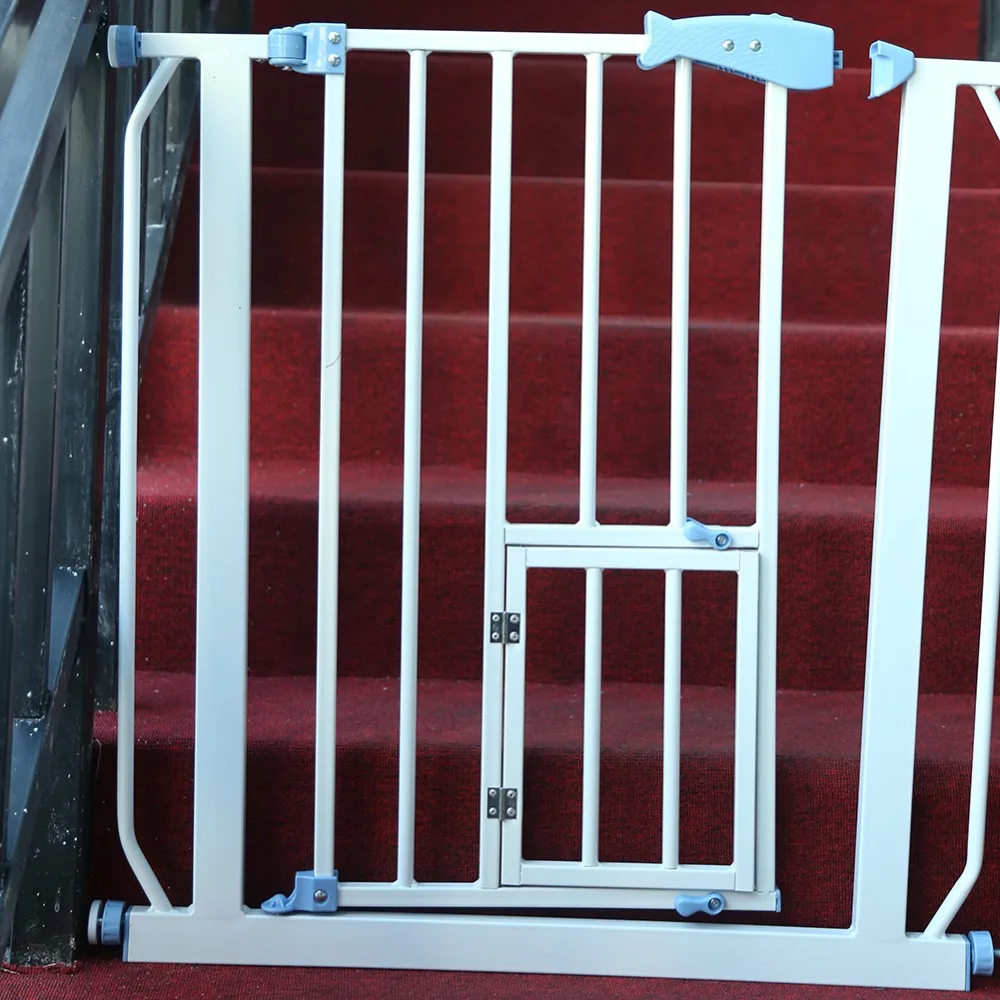 

Automatic Rebound Infant Child Safety Fence Pet Dog Gates Isolation Barrier Dog Portable Safe Guard Pet Supplies