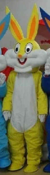 Взрослый размер серый Багз Банни маскоты костюм Кролик Пасхальный кролик для Ccarival halвечерние loween Party event - Цвет: E