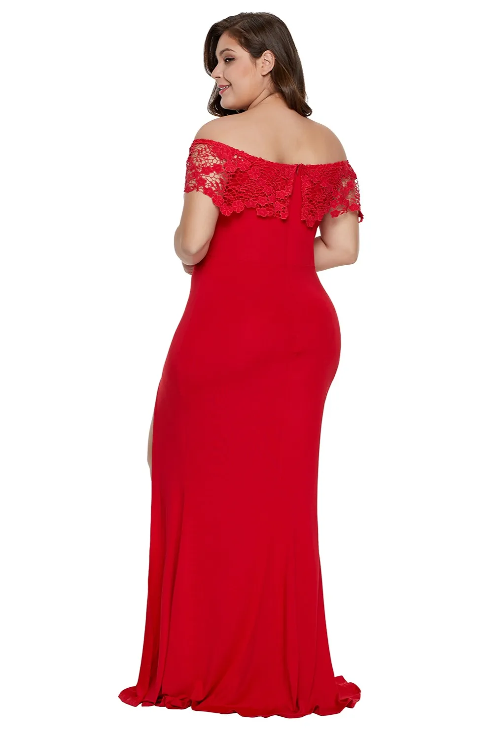 Red-Off-Shoulder-Plus-Size-Prom-Dress-LC611062-3-2