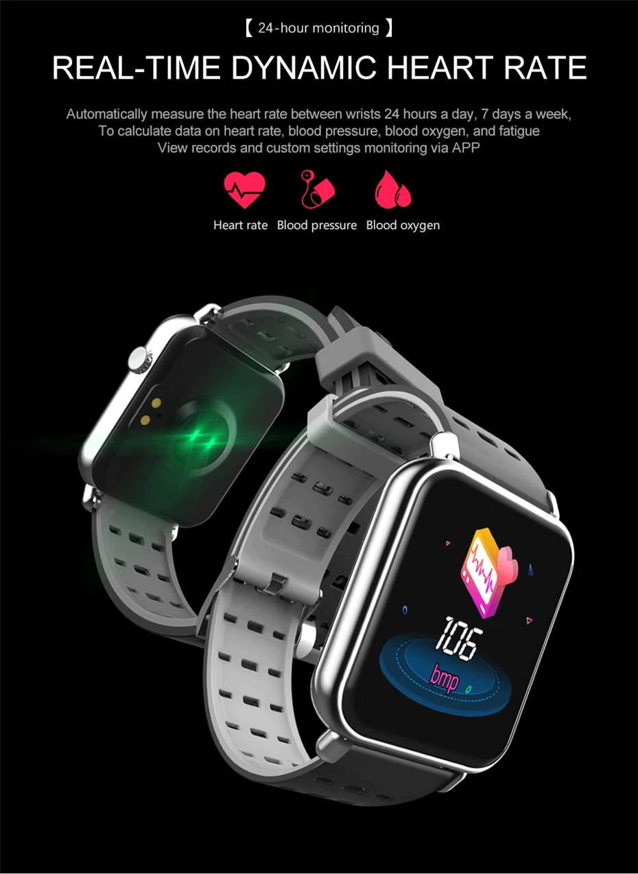 Y6pro 1,3 дюймов Цвет Смарт часы крови кислородом приборы для измерения артериального давления сердечного ритма мониторы сигнализации жизни