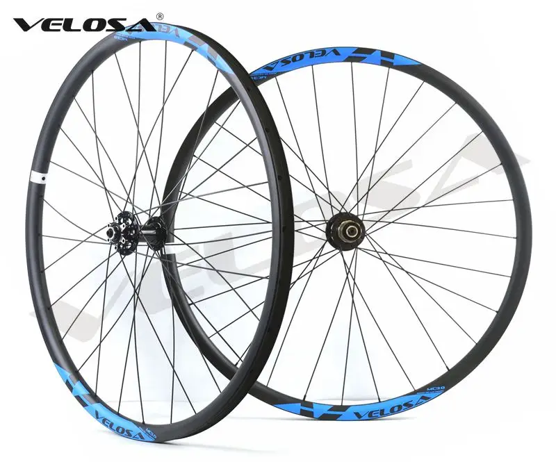 Clearance 1330g,super light 27.5inch / 650b MTB XC hookless carbon wheels 27.5" velosa MC3.0 mountain bike XC wheelset tubeless ready 10