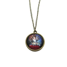 New Arrival Stranger Things Necklace IGlasses Alloy Metal Pendant Hot TV Series Fashion Jewelry For Women and Men fans