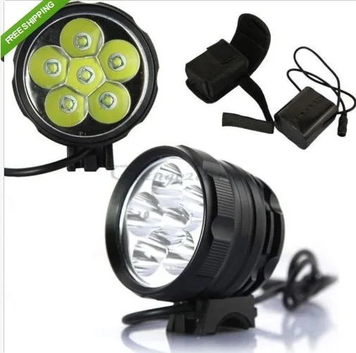 

smuxi 9000Lm 6X T6 LED Bike Bicycle Cycling Headlight Headlamp Front Head Light for hunting cycling mountaineering camping