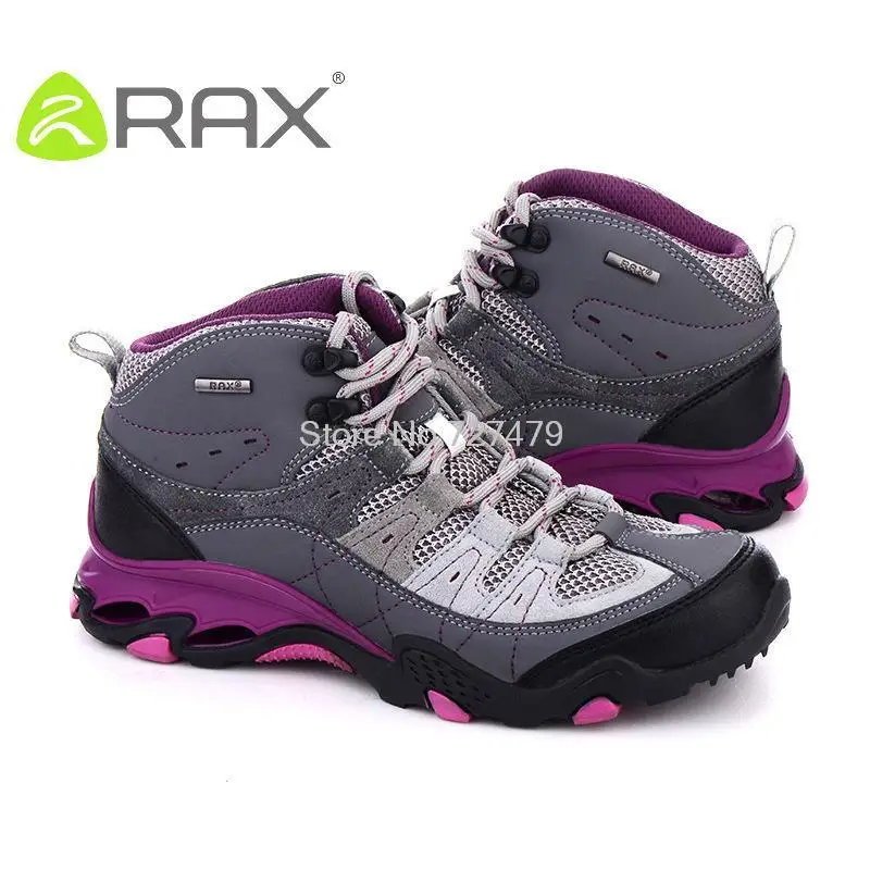

RAX autumn and winter women boots comfortable suede leather hiking boots fashion wearable outdoor high top shoes size 36-39 B938