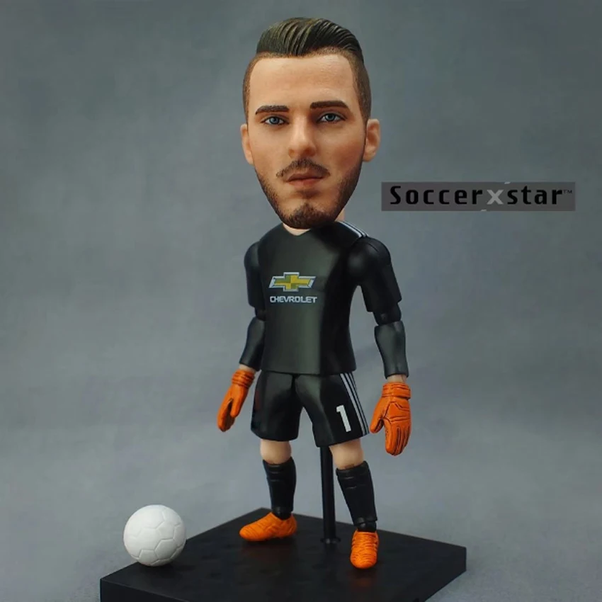 

1Pcs Football star Soccer Star Figures 1# DE GEA MUFC 12cm&5in Height Action Dolls Figurine