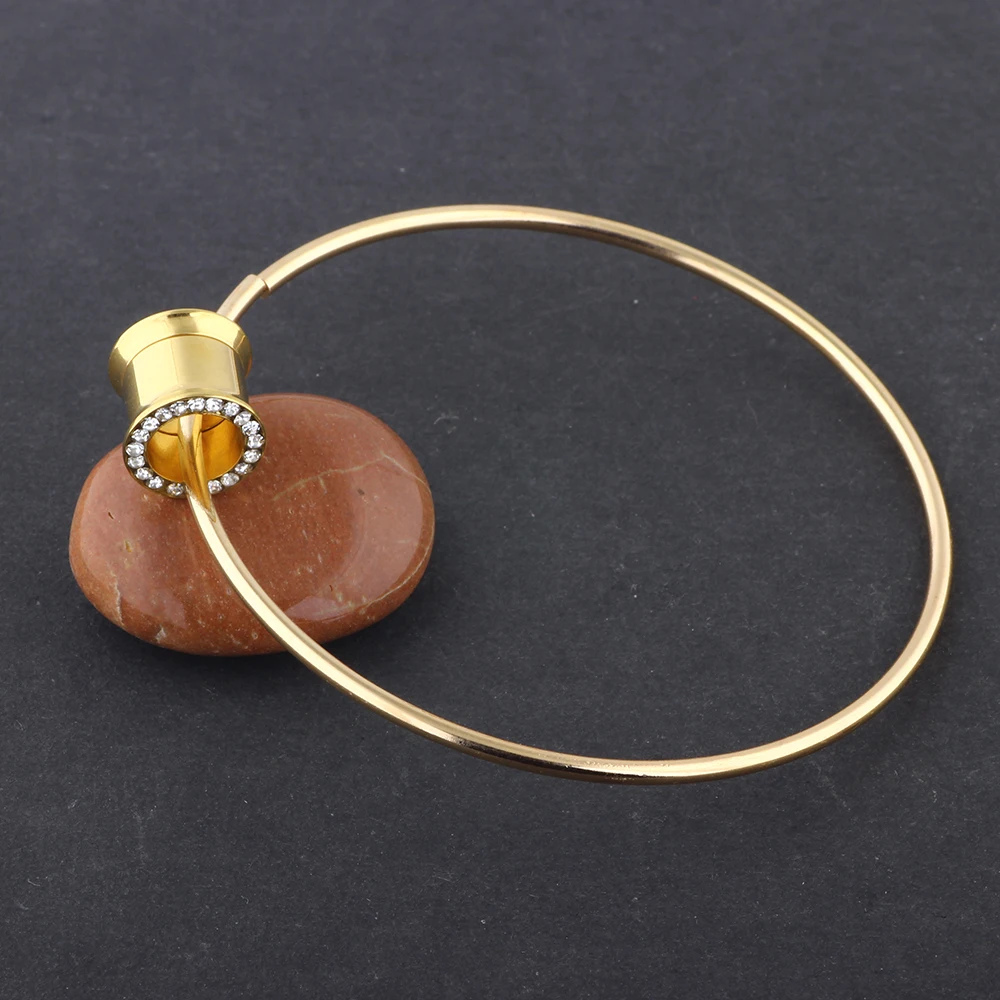 JUNLOWPY Double Flared Crystal Ear Stretching Kit Ring In Flesh Tunnels Gold Ear Plugs Body Jewelry Earring Expander Gauge 70pcs