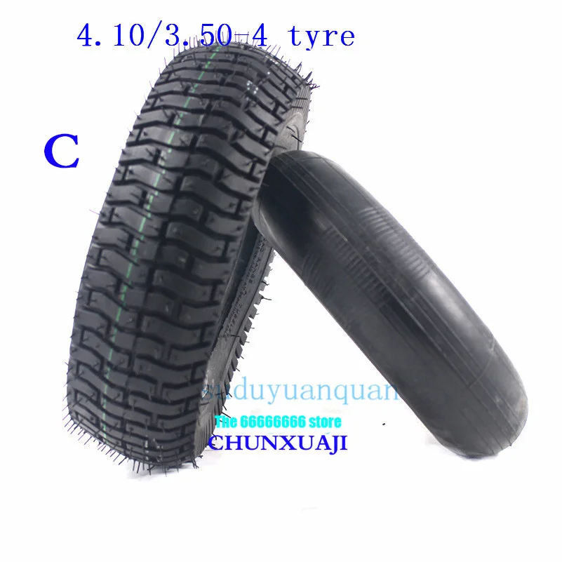 Tyre size 4.10/3.50-4 410-4 350-4 for ATV Quad Go Kart 47cc 49cc Electric Scooter 410/350-4 4.10-4 3.50-4 Wheelbarrow tires