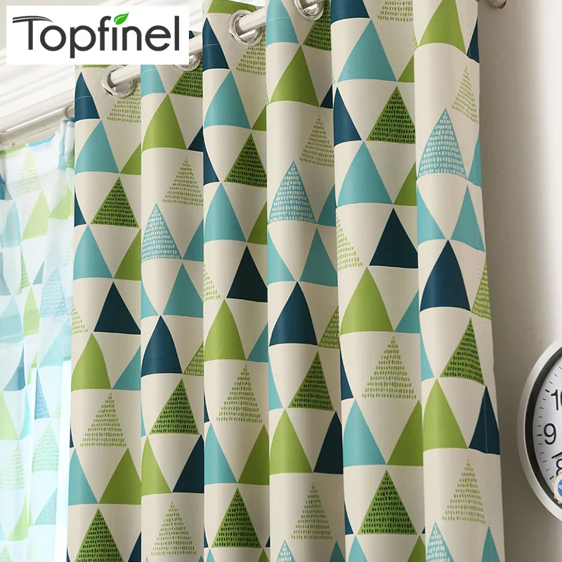 

Brand New Blackout Curtains for Bedroom Living Room 85% Light Shading Modern Geometric Curtains Blackout Kids window treatments