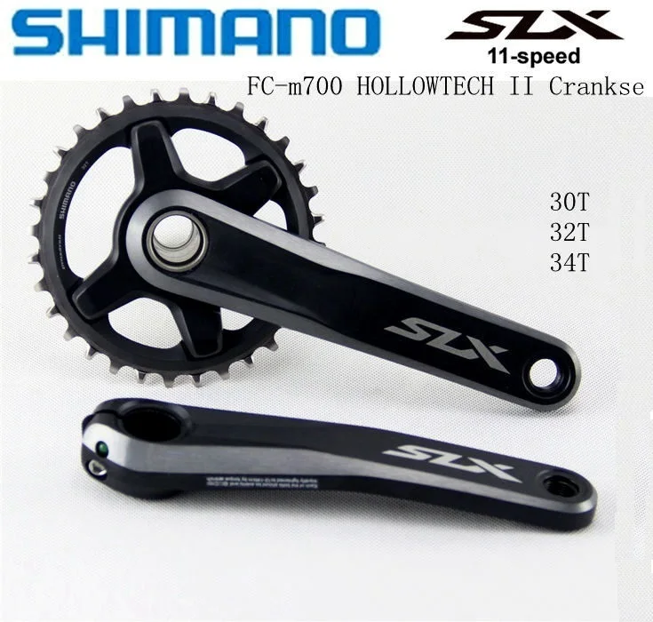 SHIMANO DEORE SLX FC M7000 HOLLOWTECH II шатун M7000 1x11-скорость 30T 32T 34T 170 мм 175 мм