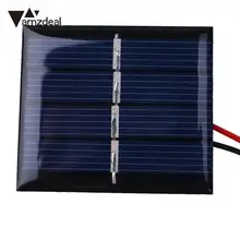 Amzdeal DC 2 В 0.36 Вт 180mA мини солнцезащитные Мощность поликристаллических солнечных Мощность Панель DIY солнечных батарей Зарядное устройство