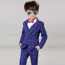 Детская официальная одежда в джентльменском стиле, костюмы на свадьбу и выпускной для мальчиков, комплект одежды из 4 предметов для мальчиков 3, 4, 5, 6, 7, 8, 9, 10, 11 лет